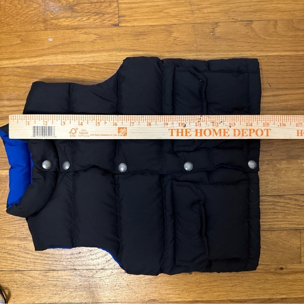 Polo Ralph Lauren Puffer Down Vest Reversible Blue Black Logo Pony 24 Mths 2T - Picture 11 of 11